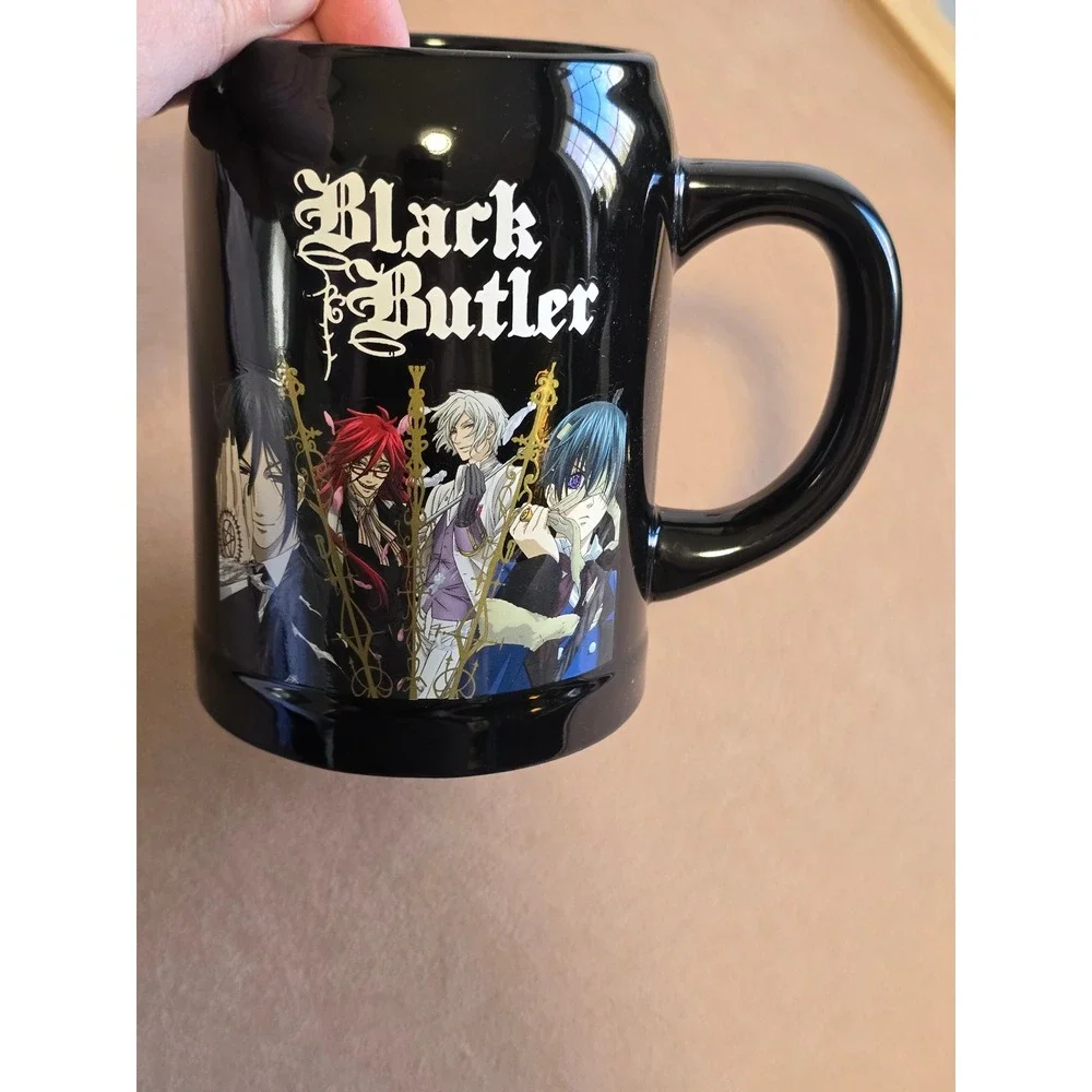 Black Butler Anime Ceramic Beer Stein Mug Sebastian Ciel Grell Undertaker 2015 - Picture 11 of 13